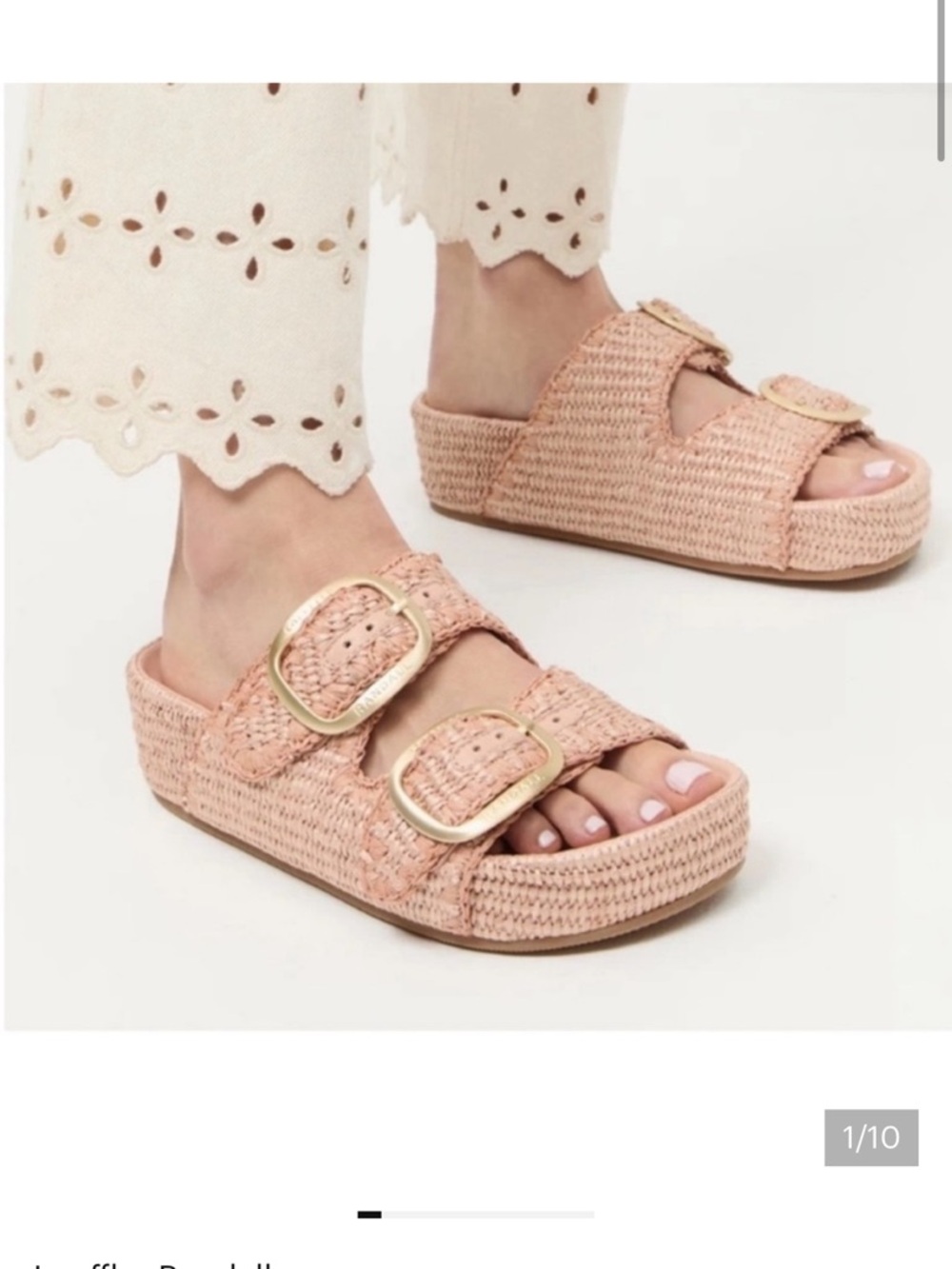 NIB • Loeffler Randall Theo Sandals in Blush
